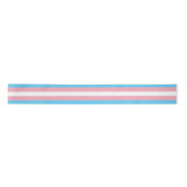 Transgender Pride vlag Satijnen Lint (Voorkant)