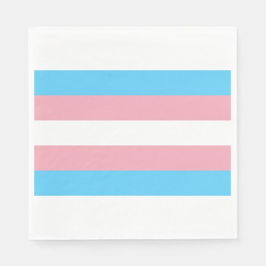 Transgender Pride vlag Servet (Voorkant)