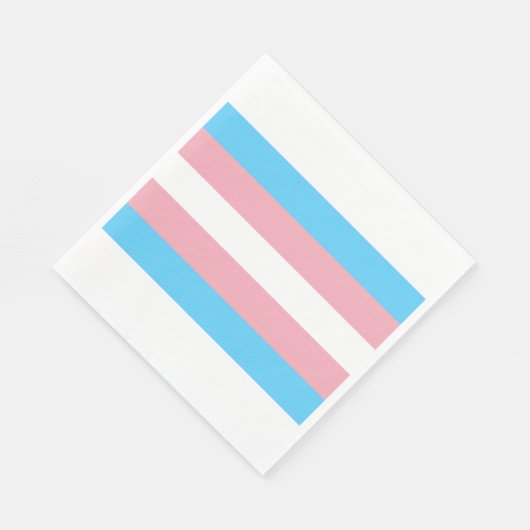 Transgender Pride vlag Servet (Hoek)