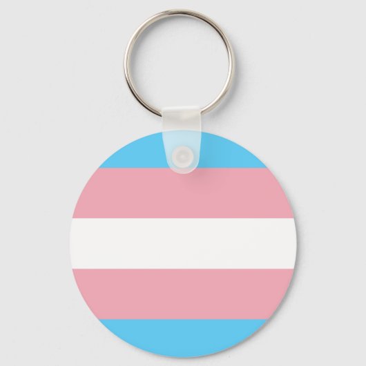 Transgender Pride-vlag Sleutelhanger (Voorkant)