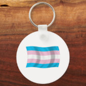 Transgender Pride-vlag sleutelhanger (Voorkant)