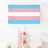Transgender Pride vlag Spandoek (Insitu)