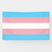 Transgender Pride vlag Spandoek (Horizontaal)