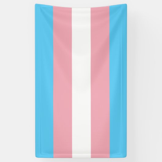 Transgender Pride vlag Spandoek (Verticaal)