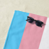 Transgender Pride vlag Strandlaken (In situ)