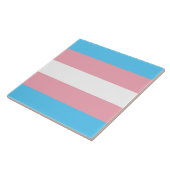 Transgender Pride vlag Tegeltje (Zijkant)