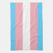 Transgender Pride-vlag Theedoek (Verticaal)