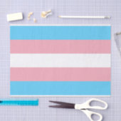 Transgender Pride vlag Tissuepapier (Craft)