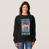 Transgender Pride-vlag Trans Pride Mannen Vrouwen Trui (Voorkant volledig)