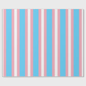 Transgender Pride-vlag Verticaal Cadeaupapier (Vlak)