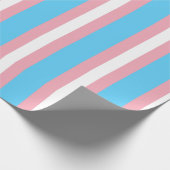 Transgender Pride-vlag Verticaal Cadeaupapier (Hoek)
