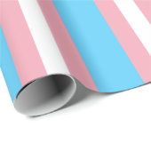 Transgender Pride-vlag Verticaal Cadeaupapier (Rol Hoek)