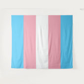 Transgender Pride-vlag Verticaal Wandkleed (Voorkant (horizontaal))