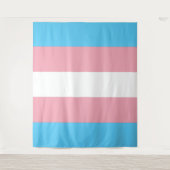 Transgender Pride-vlag Verticaal Wandkleed (Voorkant)