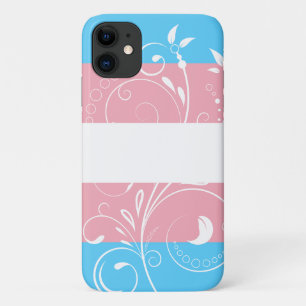 Transgender Pride Vlag Vintage Bloem Case-Mate iPhone Case