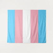 Transgender Pride-vlag Wandkleed (Voorkant (horizontaal))