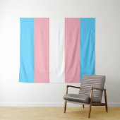 Transgender Pride-vlag Wandkleed (In Situ (horizontaal))