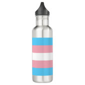 Transgender Pride vlag Waterfles (Links)