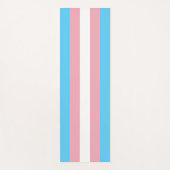 Transgender Pride vlag Yogamat (Voorkant)