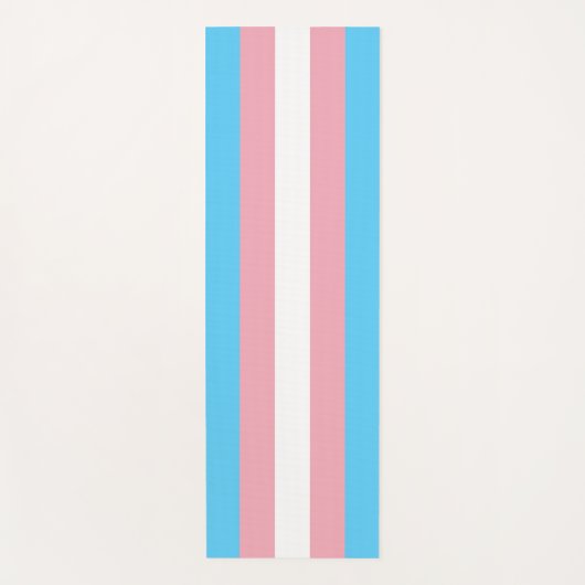 Transgender Pride vlag Yogamat (Voorkant)