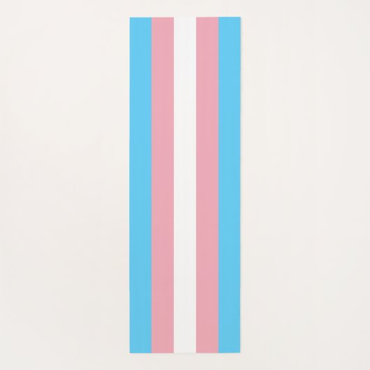 Transgender Pride vlag Yogamat (Achterkant)