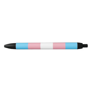 Transgender Pride-vlag Zwarte Inkt Pen