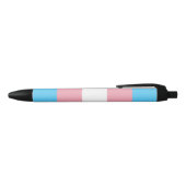 Transgender Pride-vlag Zwarte Inkt Pen (Bovenkant)