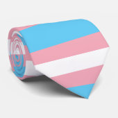Transgender | Pride-vlagontwerp | Stripes | Stropdas (Opgerold)