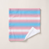 Transgender Pride-vlagpatroonontwerp Bad Handdoek (Wasdoekje)