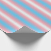 Transgender Pride-vlagpatroonontwerp Cadeaupapier (Hoek)