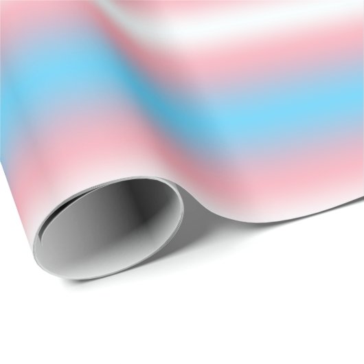 Transgender Pride-vlagpatroonontwerp Cadeaupapier (Rol Hoek)