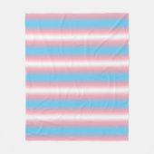 Transgender Pride-vlagpatroonontwerp Fleece Deken (Voorkant)