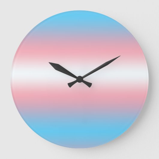 Transgender Pride-vlagpatroonontwerp  Grote Klok (Voorkant)
