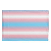 Transgender Pride-vlagpatroonontwerp Kussensloop (Achterkant)