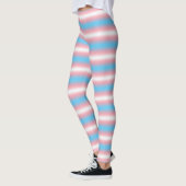 Transgender Pride-vlagpatroonontwerp Leggings (Links)