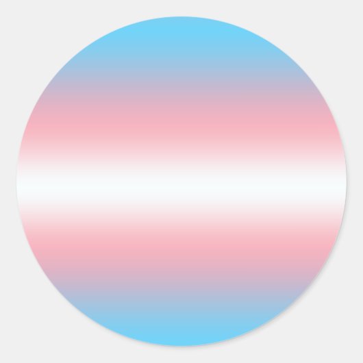 Transgender Pride-vlagpatroonontwerp Ronde Sticker (Voorkant)