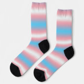 Transgender Pride-vlagpatroonontwerp Sokken (Links)