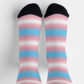 Transgender Pride-vlagpatroonontwerp Sokken (Top)