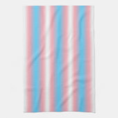 Transgender Pride-vlagpatroonontwerp Theedoek (Verticaal)