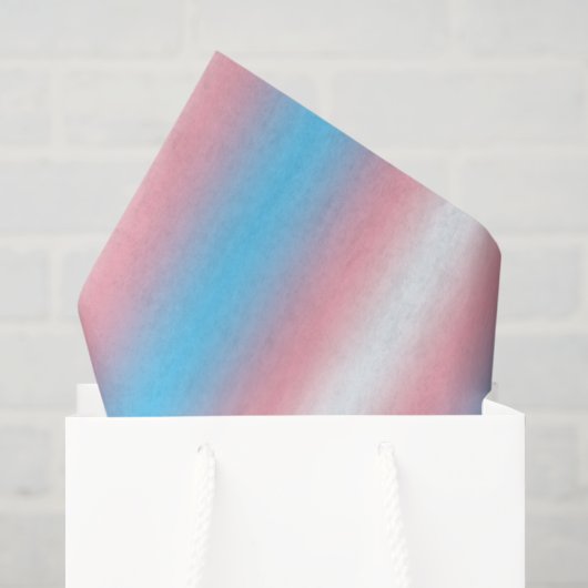 Transgender Pride-vlagpatroonontwerp  Tissuepapier (Cadeauzakje)