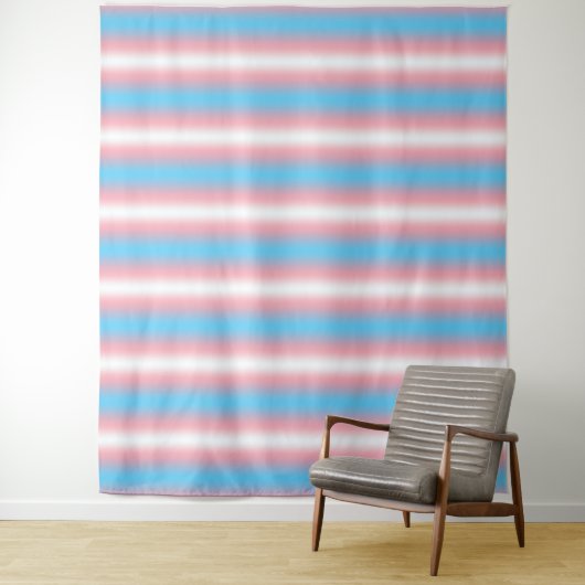 Transgender Pride-vlagpatroonontwerp Wandkleed (In situ)