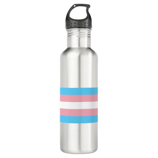 Transgender Pride Waterfles (Voorkant)