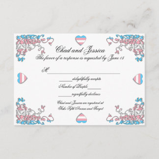 Transgender Pride Wedding Response Kaart