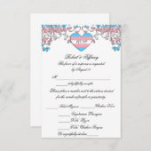 Transgender Pride Wedding RSVP met maaltijdopties (Voorkant / Achterkant)