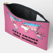 Transgender Pride Wereldkaart Etui (Open)