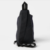 Transgender pride wereldkaart sling bag (Achterkant)
