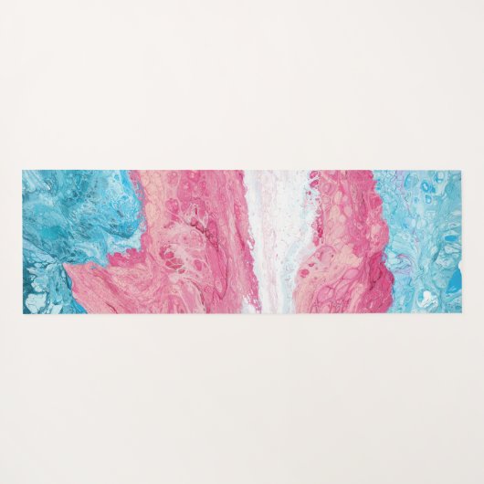 Transgender Pride | Yoga Mat (Achterkant (horizontaal))