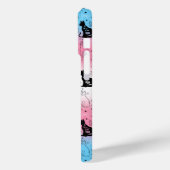 Transgender Pride Zwarte Kat - Mystieke Heks Case-Mate iPhone Case (Achterkant / Links)