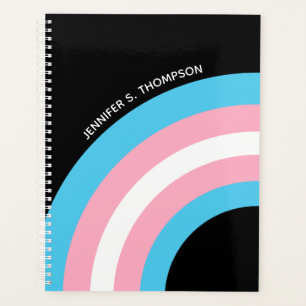 Transgender Rainbow Pride Flag Aangepast Planner