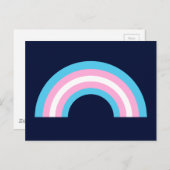 Transgender Rainbow Pride Flag Briefkaart (Voorkant / Achterkant)